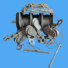 Mat winch antenna Lerc F3435 French Army hoist capstan military jack