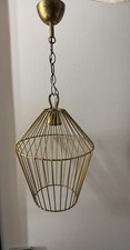 Lustre Doré suspension cage