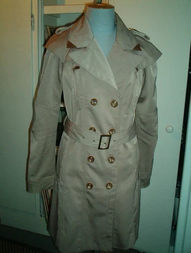 Manteau trench coat beige - manteau,