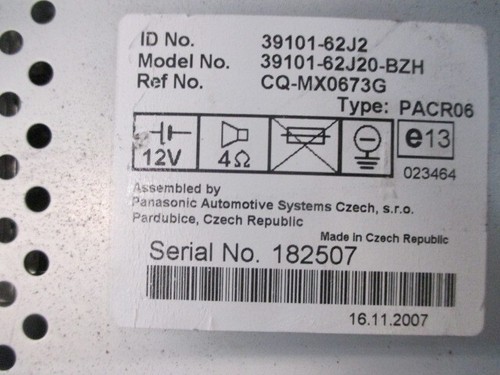 Autoradio récepteur suzuki - ,