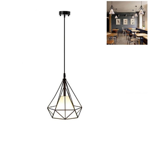 Lustre cage métal industriel - cage,