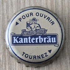 Old beer capsule KANTERBRAU brewery Alsace 