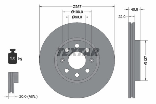 Lot disques de frein - de,