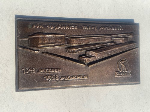 Ancienne plaque bronze - ancienne,,