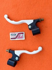 PAIR OF STILMOTOR PLASTIC HANDLEBAR LEVER CONTROLS. FOR MOTORCYCLES - MOPEDS CROSS