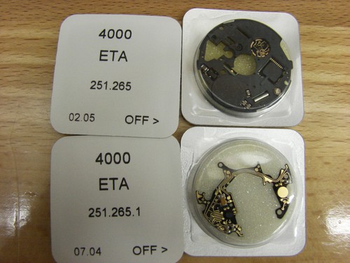 Eta caliber 251 265 circuit - 251.265,