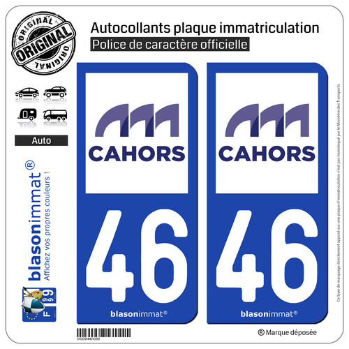 Stickers autocollant plaque - 2,