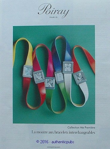 Publicite poiray montre - publicite,
