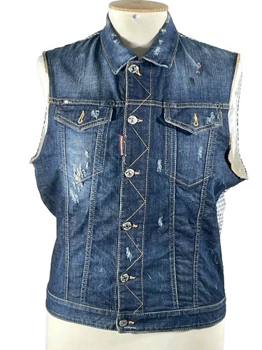 Dsquared2 veste jean sans - dsquared2,