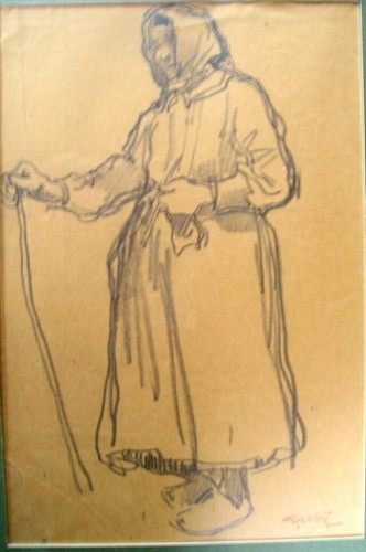 Dessin ancien signe georges - ancien,