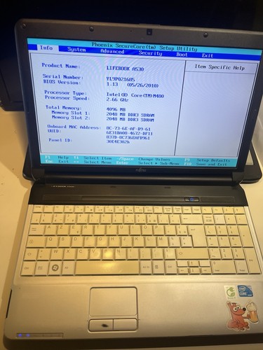 Portable fujitsu lifebook - pc,