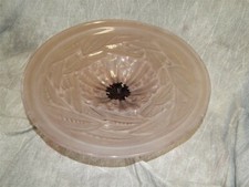 LE VERRE FRANCAIS SCHNEIDER FRENCH ART DECO Console bowl  SIGNED VERCAIS