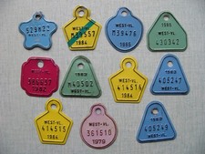 Lot 11 plaques de vélo Belgique Flandre