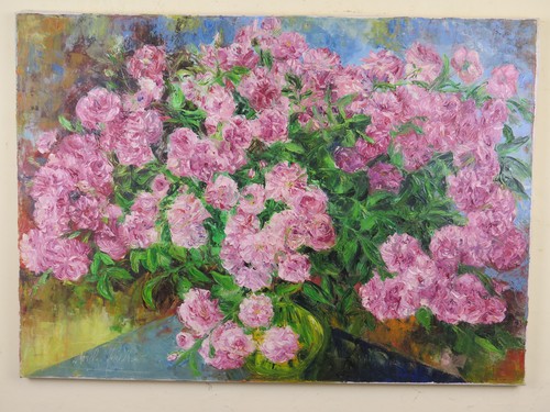 Tableau huile sur toile - tableau,