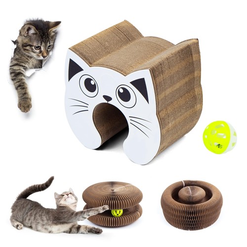 Griffoir pour chat avec herbe
