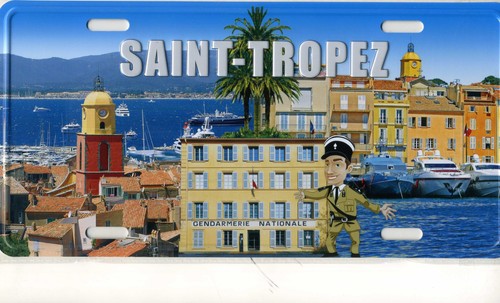 Plaque rue saint - de, saint-tropez