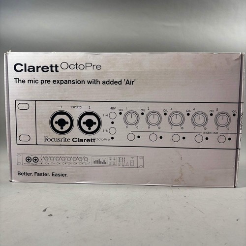 Focusrite clarett octo - octo, pre