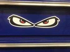 CASQUE WHITE EVIL EYES KART