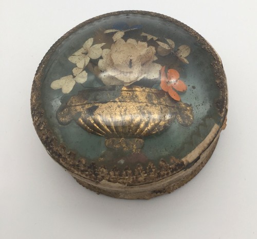 Rare boite mouche verre - boite, mouche"