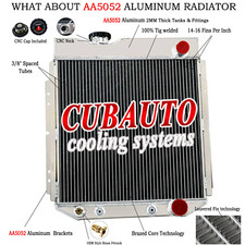 3 Rangées Aluminium Radiateur Pour FORD MUSTANG 260 289 4.3L 4.7 V8 1964-1966