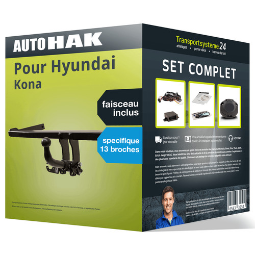 Attelage pour hyundai kona - pour,