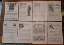 lot de 21 partitions issues de