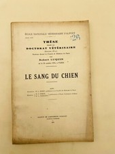 Le sang du chien - Thèse