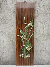 Ancien Tableau Oiseaux Canards