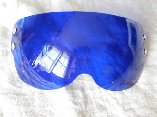 Visière bleue pour casque - visiÈre,