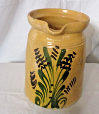  ANCIEN GRAND  POT A LAIT d' ALSACE  EN  TERE CUITE VERNISSEE   BE