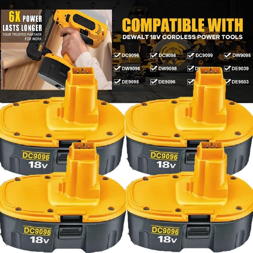 4pack 18v for dewalt volt - 18v,