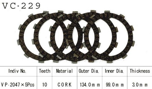 Kit disques embrayage garnis - kit, d'embrayage