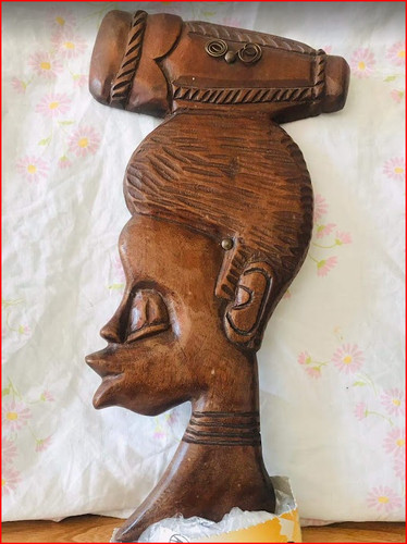 Sculpture murale africaine - sculpture, –