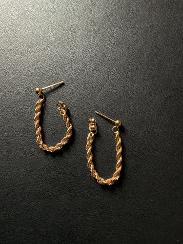 Boucles oreilles maille - boucles,