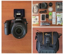 Sony Alpha a77 Body SLT-A77V Digital SLR w/ 18-250mm Lens [Shutter Count 1602]