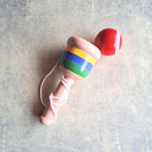 Mini bilboquet bois enfant - mini,