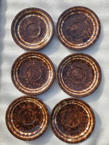 6soucoupes sous tasses - sous,