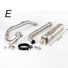 For Yamaha Raptor 700 R 2015-2024 Exhaust System Header Link Pipe Muffler Tips