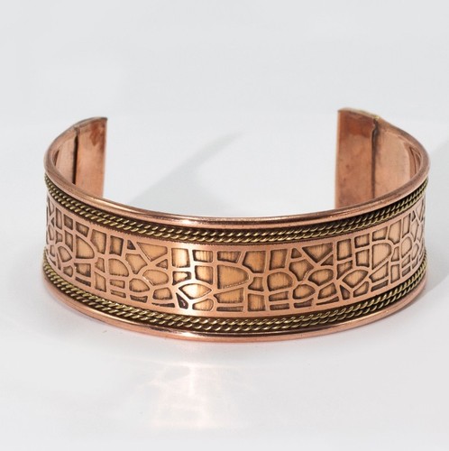 Bracelet rigide cuivre avec