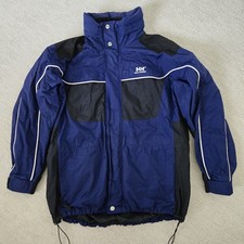 Helly Hansen Navy Ski Snowboard Water Resistant Windbreaker Jacket Mens L Large