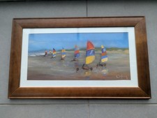 Tableau cadre dessin au fusain