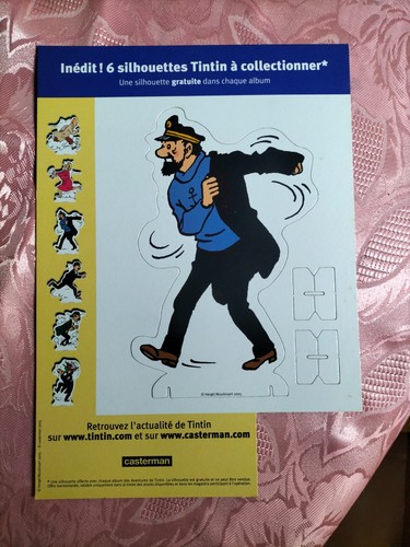 Tintin silhouette plv carton - tintin,