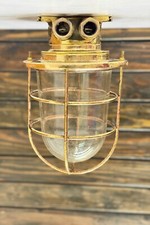 Authentique lampe marine en