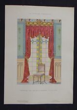 LA TENTURE FRANCAISE 1905 - Fenêtre gothique - décoration tapisserie 70