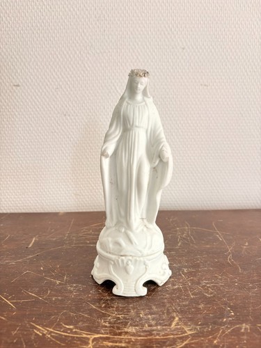Sculpture vierge porcelaine - vierge,