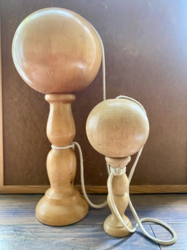 Bilboquet ancien bois - ancien, en