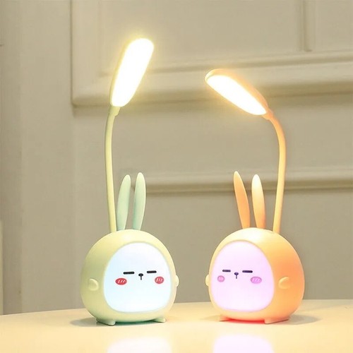 Lampe lapin rose usb - lapin,
