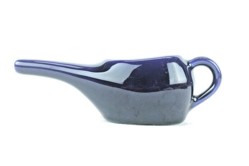 Arrosoir céramique bleu - arrosoir,