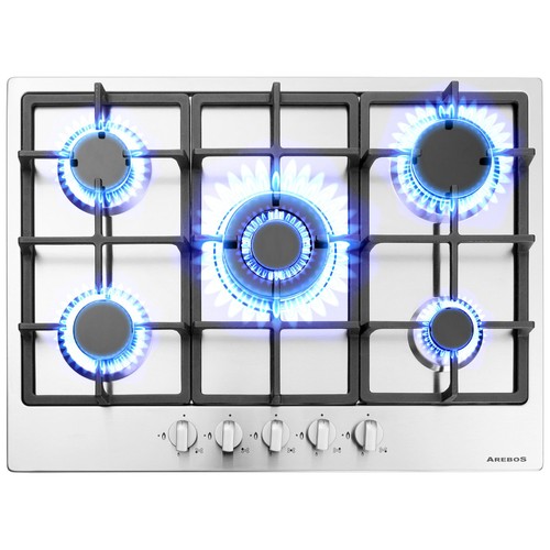 Arebos plaque cuisson gaz - plaque,
