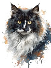 Photo A4 Black White Maine